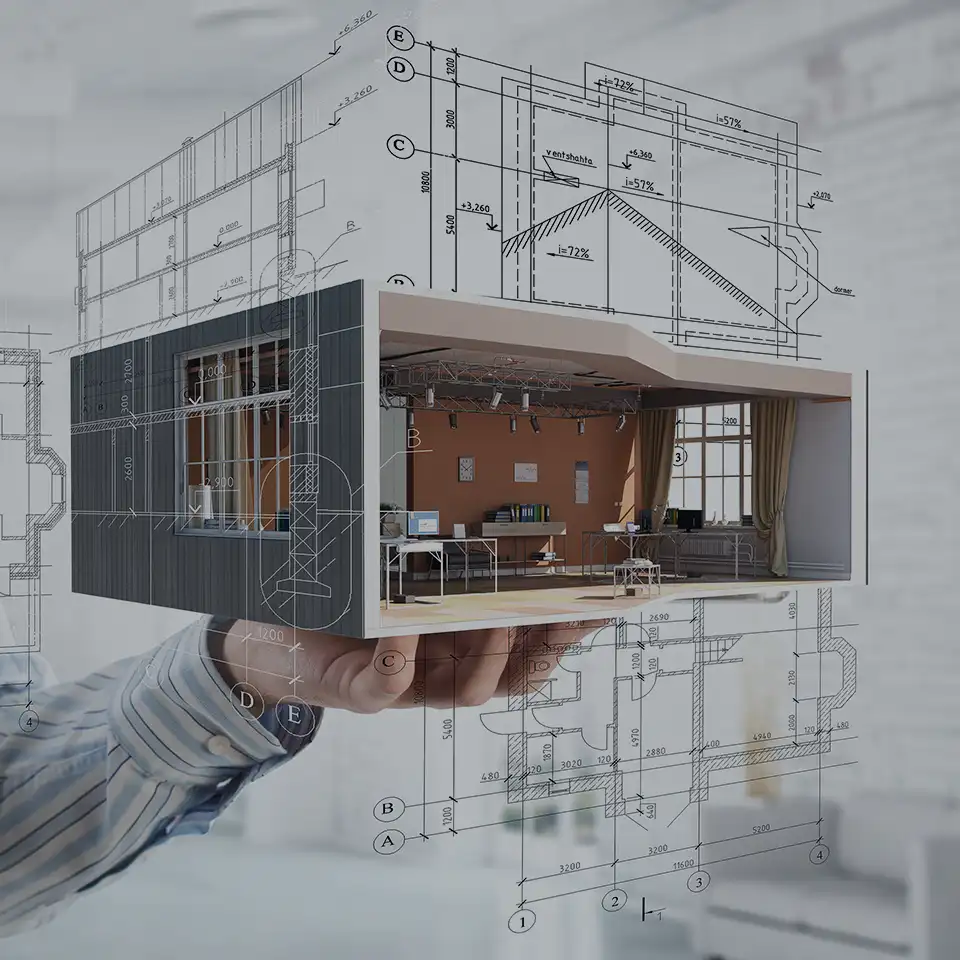 Model domu nad projektovou dokumentací